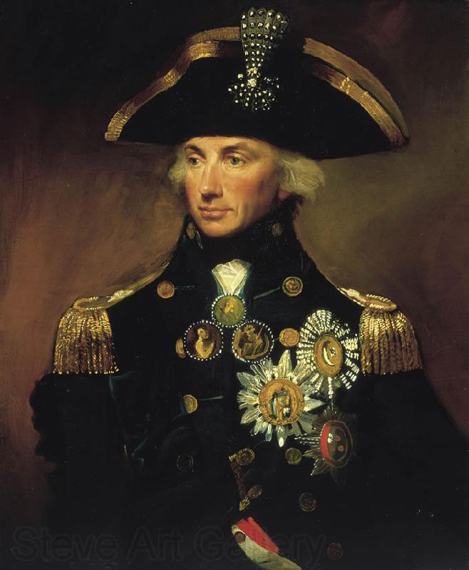 Lemuel Francis Abbott Rear-Admiral Sir Horatio Nelson Norge oil painting art